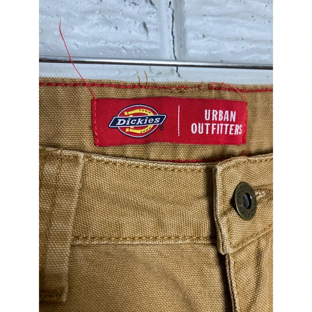 Dickies Carpenter Pants Women 10 Brown Excellent Urban Outfitters Duck Canvas‎